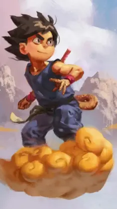 Son Goku From Dragon Ball live wallpaper download