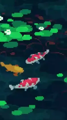 Pixel Koi Pond live wallpaper download