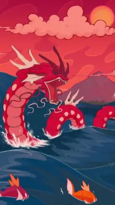 Dragon in Lake of Rage live wallpaper download