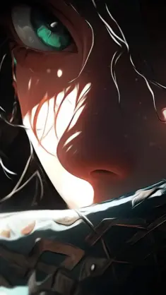 Anime Girl With Green Eyes live wallpaper download