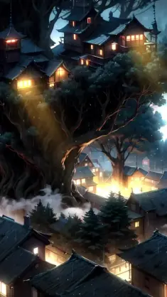 Fantasy Tree House live wallpaper download