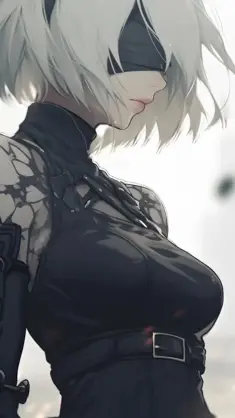 2B in Nier Automata live wallpaper download