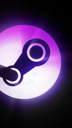 Steam Logo Purple live wallpaper download