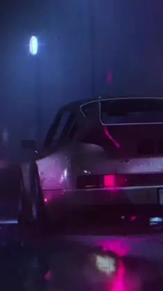 Porsche RSR Neonwave live wallpaper download