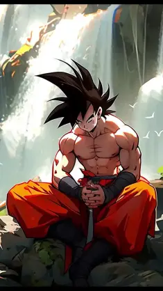Goku Meditating live wallpaper download