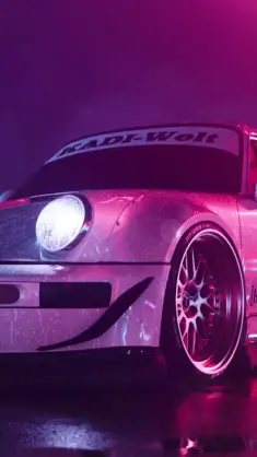 Porsche 911 After Rain live wallpaper download