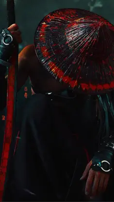 Night SAMURAI WARRIOR live wallpaper download