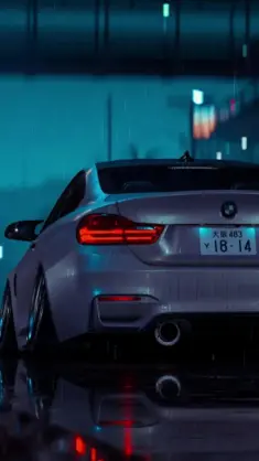 BMW M4 Gray live wallpaper download