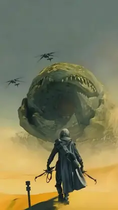 Dune Sandworm live wallpaper download