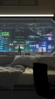 Cyberpunk Bedroom live wallpaper download