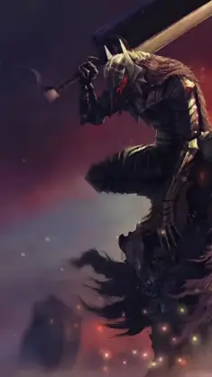 Black Swordsman Guts live wallpaper download