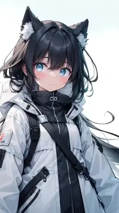 Girl Trapped in Winter live wallpaper download
