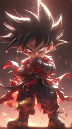 Kid Goku (AI) live wallpaper download