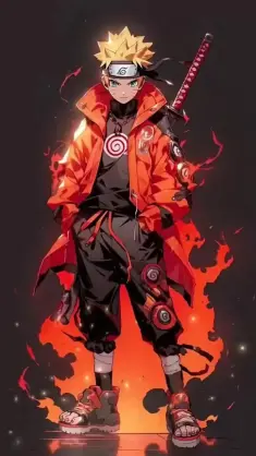 Naruto Orange Burst live wallpaper download
