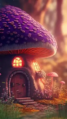 Fairy Mushroom House live wallpaper download