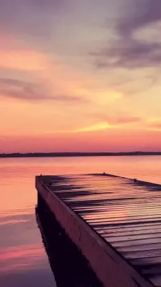 Sunset on Lake live wallpaper download