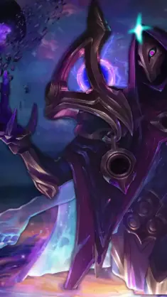 Dark Cosmic Jhin (League of Legends) live wallpaper download
