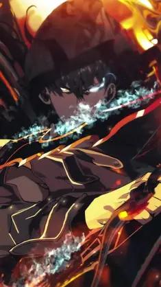 Sung Jin-Woo Fiery live wallpaper download