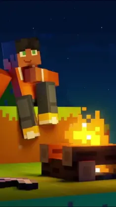 By the Fire (Minecraft) live wallpaper download