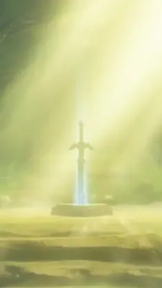The Hero Sword Zelda From Breath of the Wild live wallpaper download