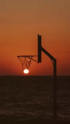 Basketball at Sunset live wallpaper download