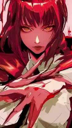 Makima in Chainsaw Man live wallpaper download