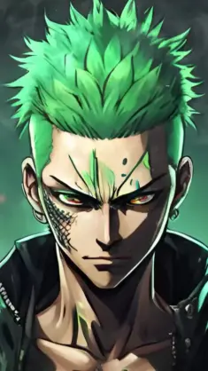 Roronoa Zoro Cyberpunk live wallpaper download