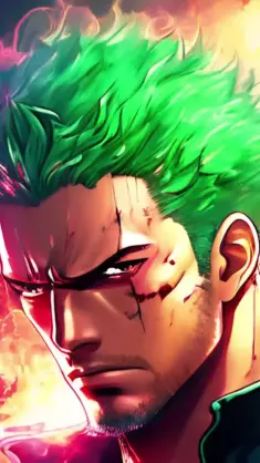 Roronoa Zoro With Scar live wallpaper download