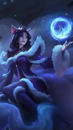 Midnight Ahri live wallpaper download