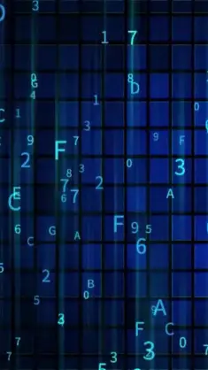 Blue Code Rain live wallpaper download