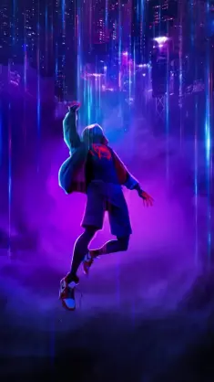 Miles Morales Freefall live wallpaper download