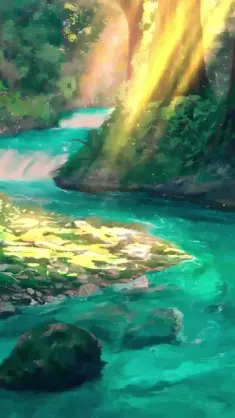 Blue Fantasy River live wallpaper download