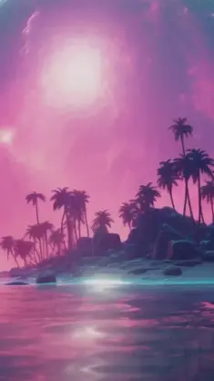 Pink Beach live wallpaper download