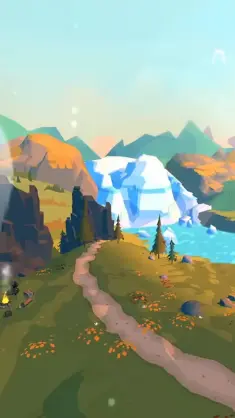 Low Poly Landscape live wallpaper download