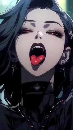 Goth Anime Girl live wallpaper download