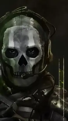 Ghost in Modern Warfare 2 live wallpaper download