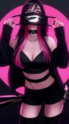 Katana Pinky Girl live wallpaper download