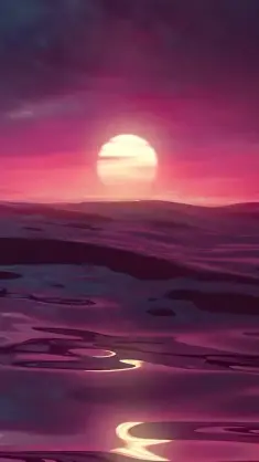 3D Sunset Waves live wallpaper download