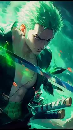 Fearless Blade Roronoa Zoro live wallpaper download