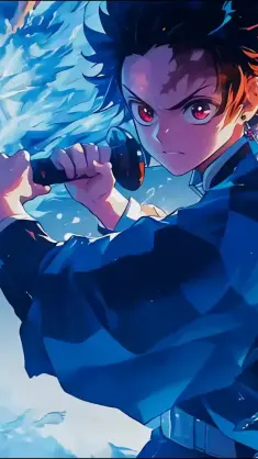 Tanjiro Water Dragon live wallpaper download