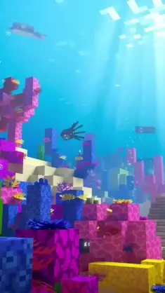 Minecraft Aquarium live wallpaper download