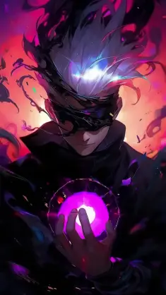 Gojo Purple Hollow Technique live wallpaper download