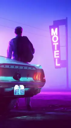 Mustang Near the Motel live wallpaper download
