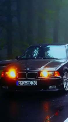 BMW E36 Flashing Lights live wallpaper download
