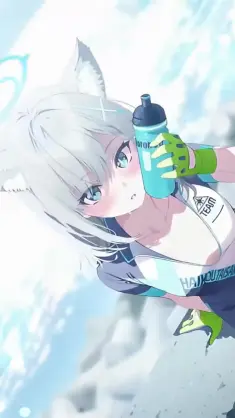 Shiroko's Cycling Escape (Blue Arсhive) live wallpaper download