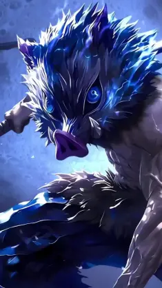 Swordsman Inosuke Hashibira live wallpaper download