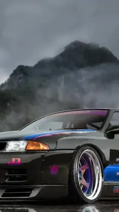 Racing Icon Skyline R32 live wallpaper download