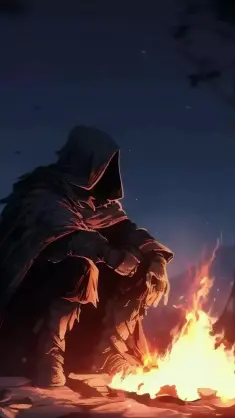 Dark Souls Night Campfire live wallpaper download