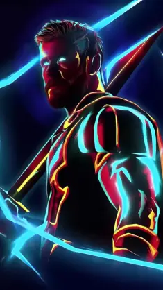 Neon Thor live wallpaper download