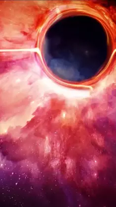 Space Warped by the Black Hole live wallpaper download